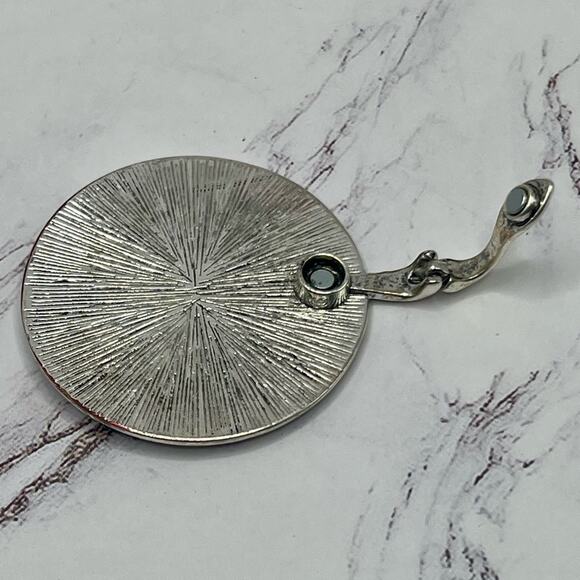 Tree of Life large silver tone pendant - Picture 4 of 6